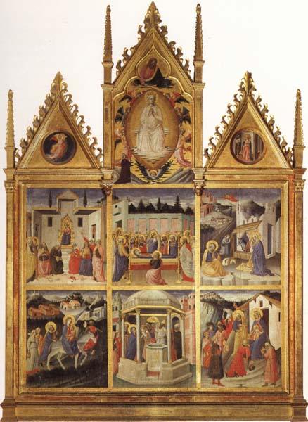 Mariotto Di Cristofano Stories from the Lives of Christ and the Virgin oil painting picture